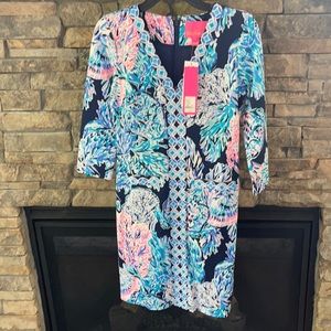 Lilly Pulitzer 3/4 Sleeve Dress Size XS-NWT